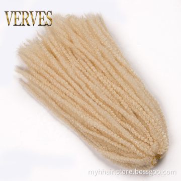 Curly 18 inch 30 strands/pack ombre Synthetic Crochet Marly Braids Hair extensions Afro Kinky Braiding Hair